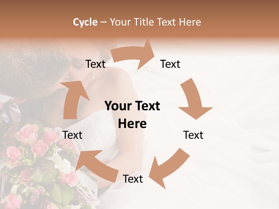 Zusammen Erwachsene Kuss PowerPoint Template