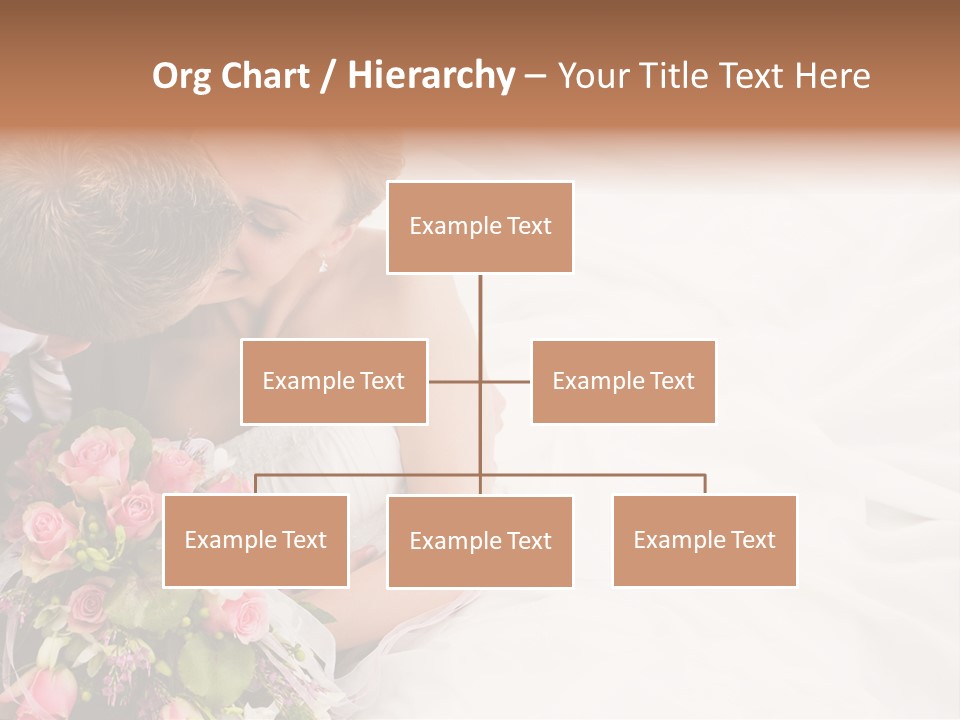 Zusammen Erwachsene Kuss PowerPoint Template