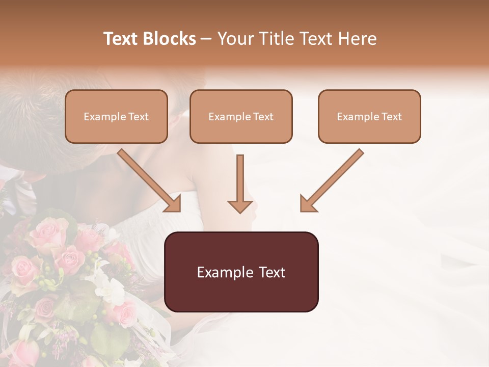 Zusammen Erwachsene Kuss PowerPoint Template