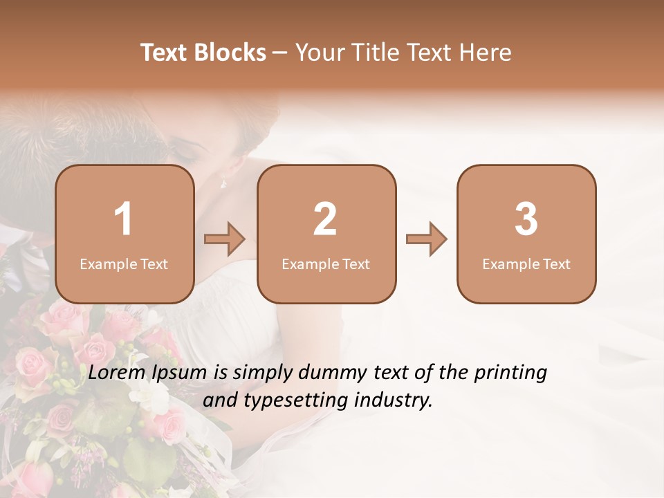 Zusammen Erwachsene Kuss PowerPoint Template