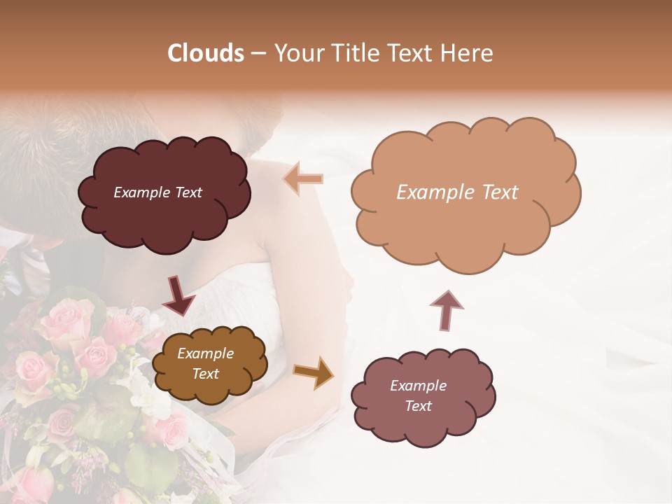 Zusammen Erwachsene Kuss PowerPoint Template