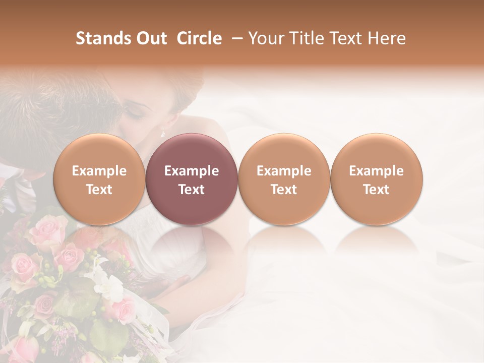 Zusammen Erwachsene Kuss PowerPoint Template