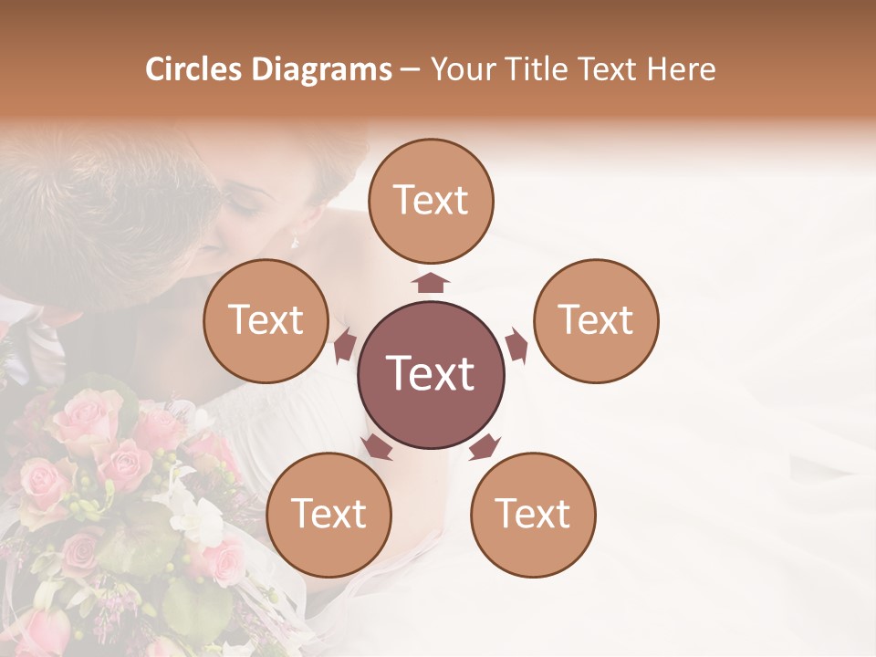 Zusammen Erwachsene Kuss PowerPoint Template