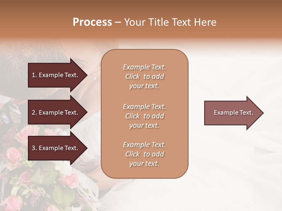 Zusammen Erwachsene Kuss PowerPoint Template