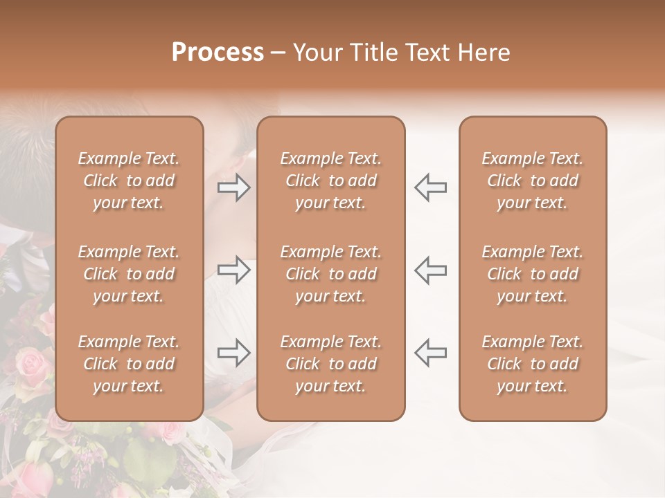 Zusammen Erwachsene Kuss PowerPoint Template