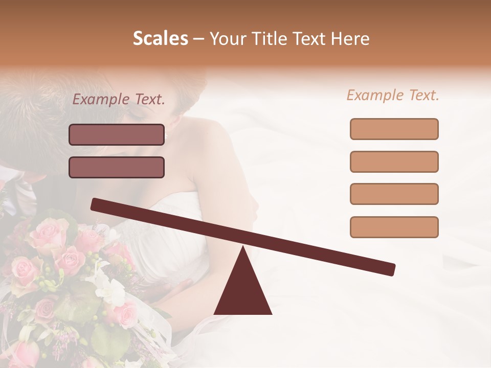 Zusammen Erwachsene Kuss PowerPoint Template