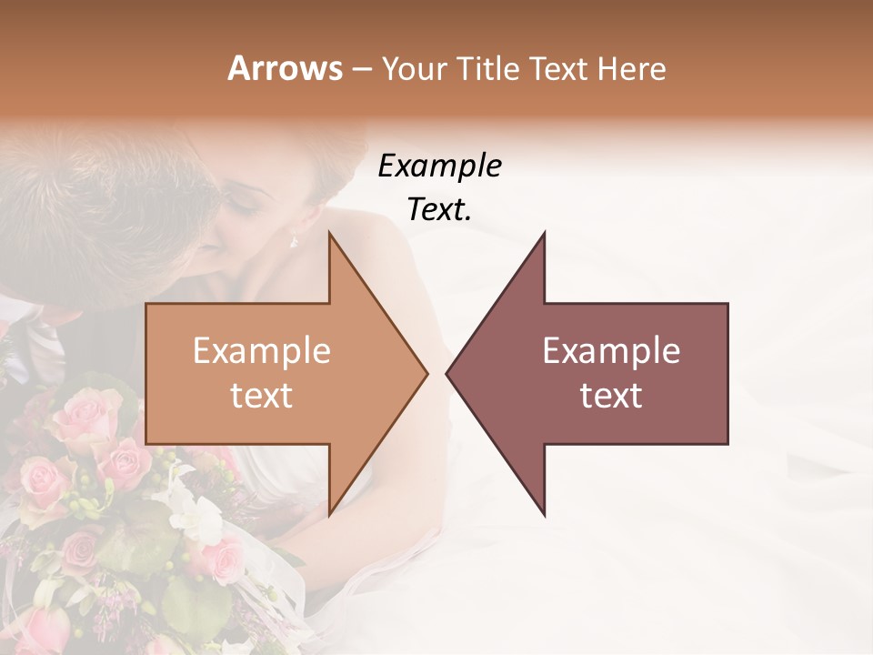 Zusammen Erwachsene Kuss PowerPoint Template
