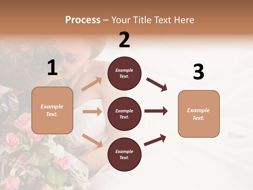 Zusammen Erwachsene Kuss PowerPoint Template