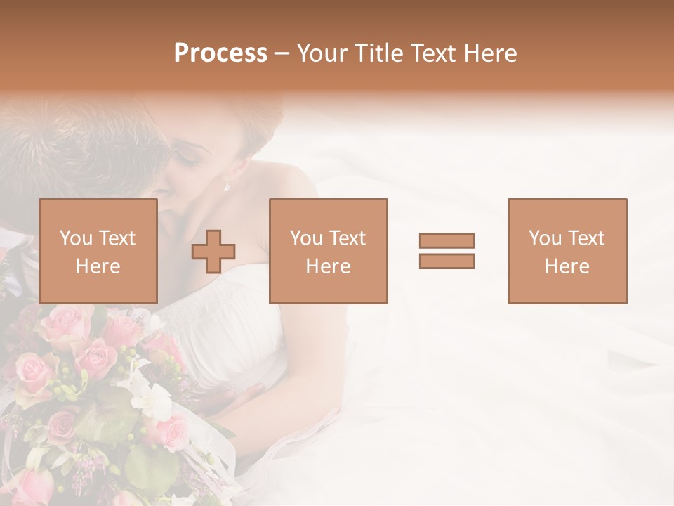 Zusammen Erwachsene Kuss PowerPoint Template