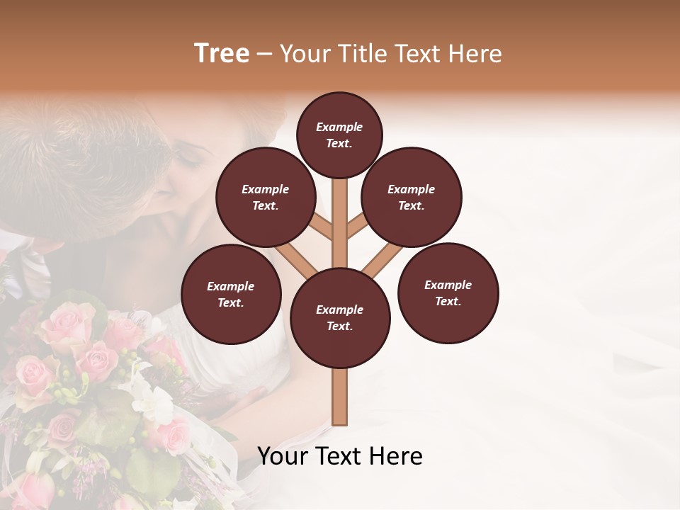 Zusammen Erwachsene Kuss PowerPoint Template