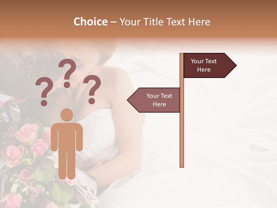 Zusammen Erwachsene Kuss PowerPoint Template