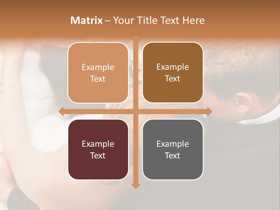Bouquet Togetherness Married PowerPoint Template