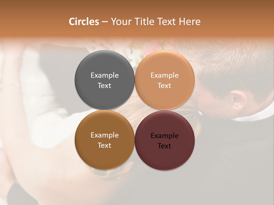 Bouquet Togetherness Married PowerPoint Template