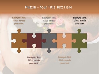 Bouquet Togetherness Married PowerPoint Template