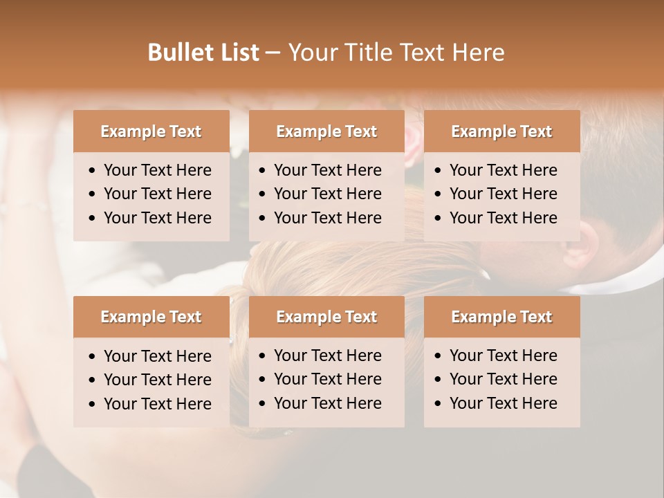 Bouquet Togetherness Married PowerPoint Template