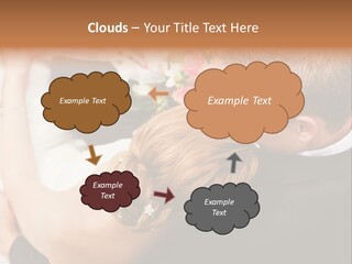 Bouquet Togetherness Married PowerPoint Template