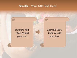Bouquet Togetherness Married PowerPoint Template