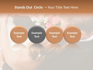 Bouquet Togetherness Married PowerPoint Template