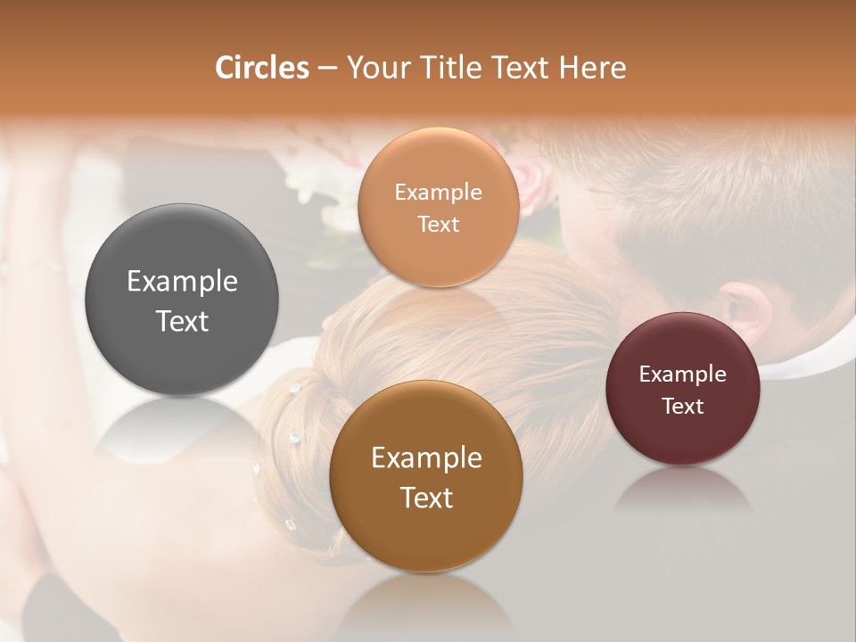 Bouquet Togetherness Married PowerPoint Template