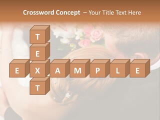 Bouquet Togetherness Married PowerPoint Template