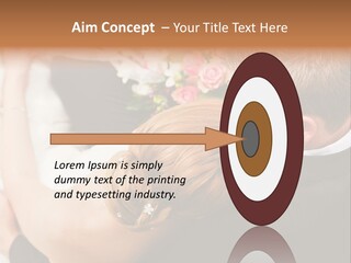 Bouquet Togetherness Married PowerPoint Template