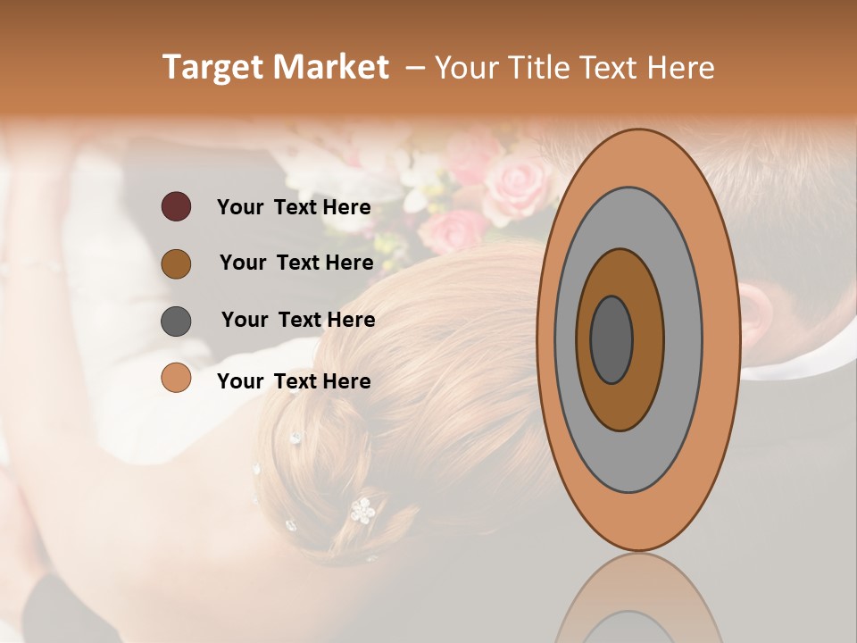 Bouquet Togetherness Married PowerPoint Template