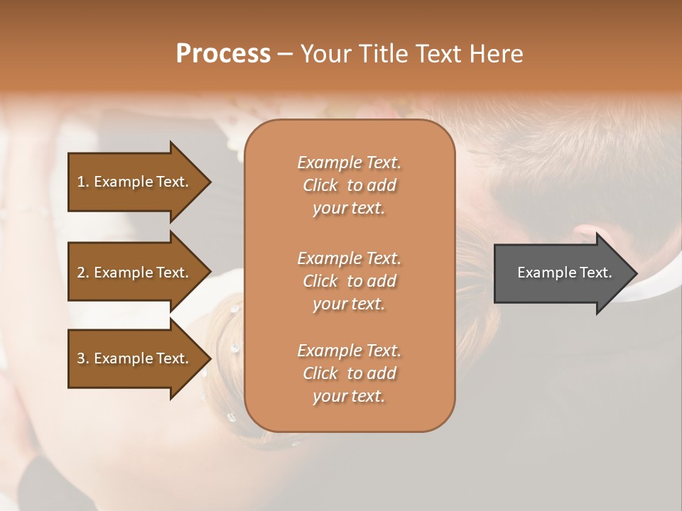 Bouquet Togetherness Married PowerPoint Template