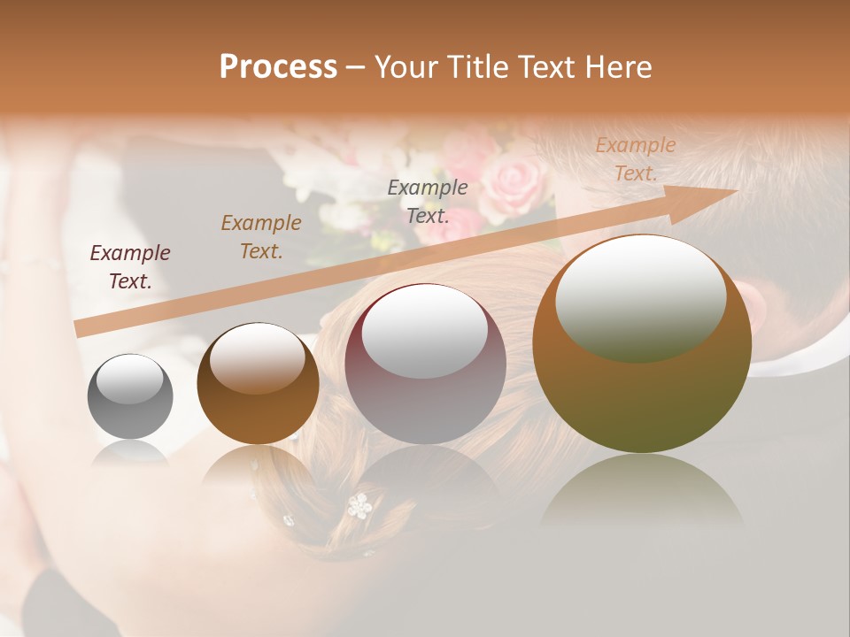 Bouquet Togetherness Married PowerPoint Template