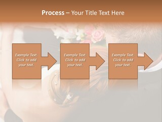 Bouquet Togetherness Married PowerPoint Template