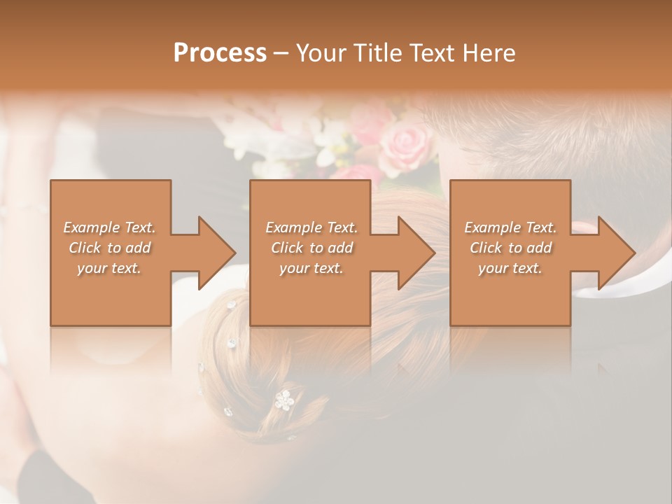 Bouquet Togetherness Married PowerPoint Template