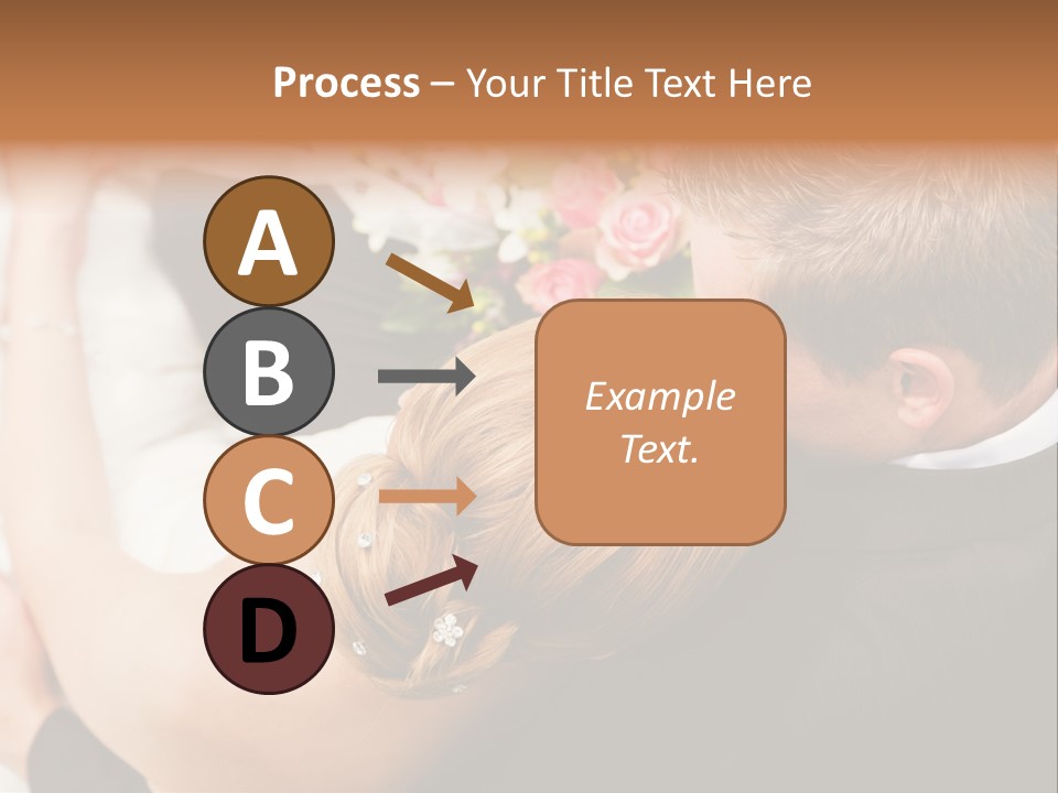 Bouquet Togetherness Married PowerPoint Template