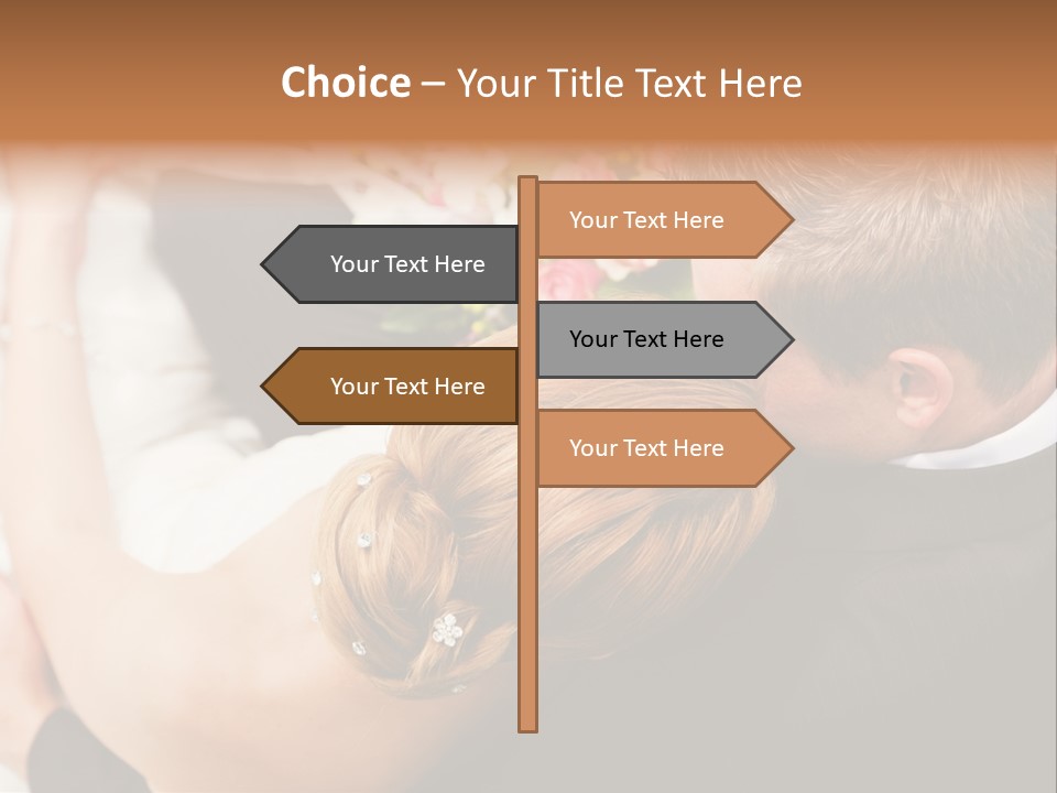 Bouquet Togetherness Married PowerPoint Template
