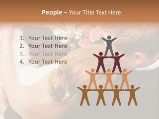 Bouquet Togetherness Married PowerPoint Template