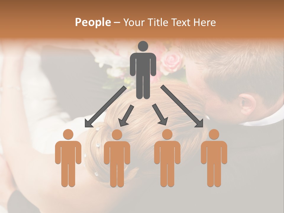 Bouquet Togetherness Married PowerPoint Template