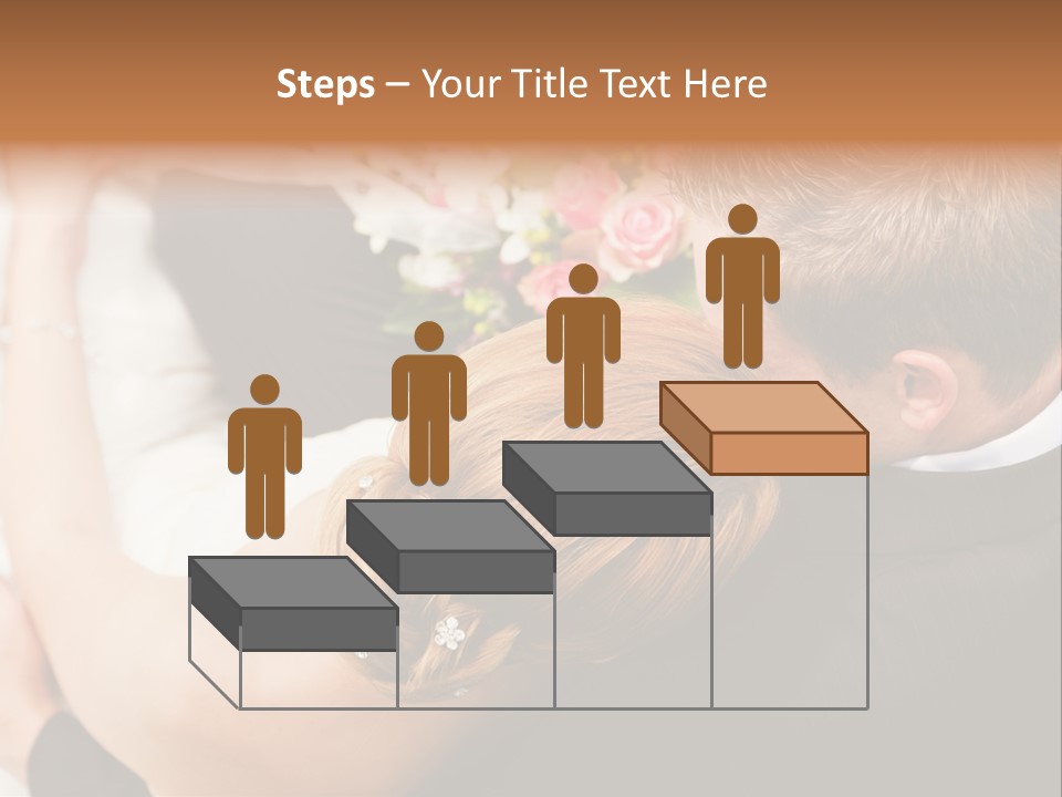 Bouquet Togetherness Married PowerPoint Template