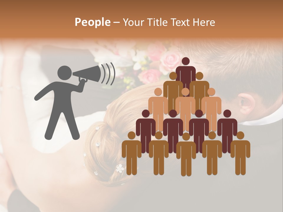 Bouquet Togetherness Married PowerPoint Template