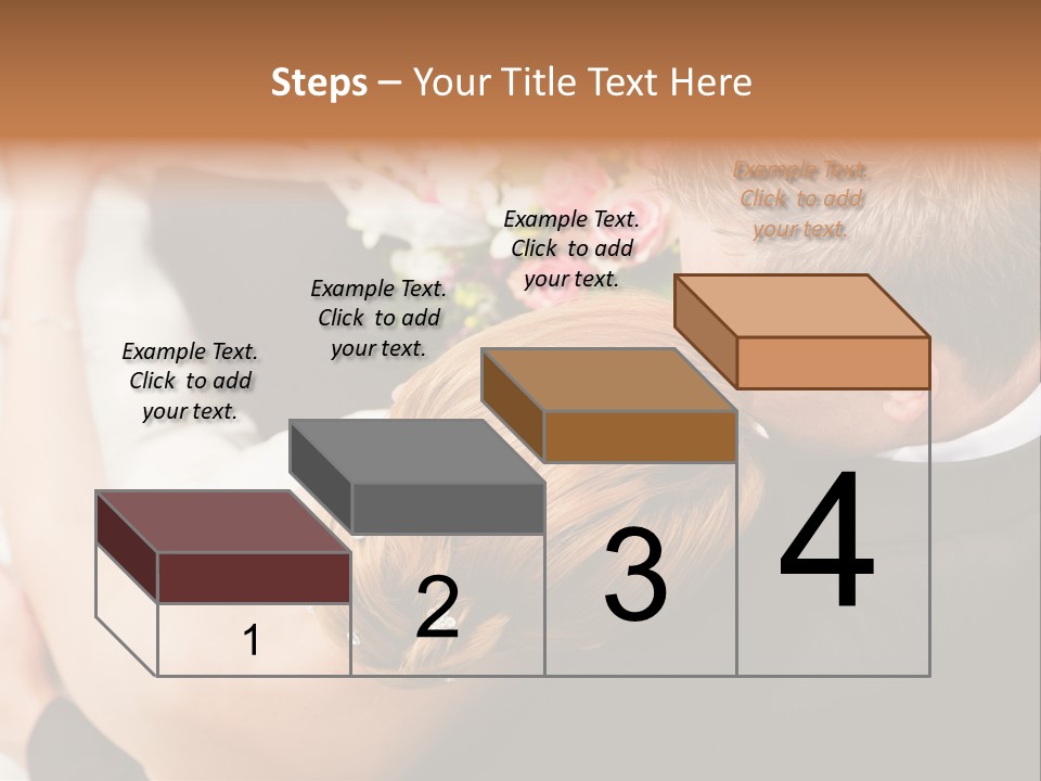 Bouquet Togetherness Married PowerPoint Template