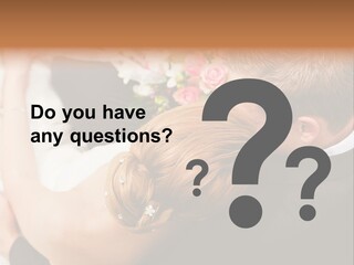 Bouquet Togetherness Married PowerPoint Template