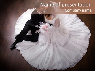 Wedding Bride Romance PowerPoint Template