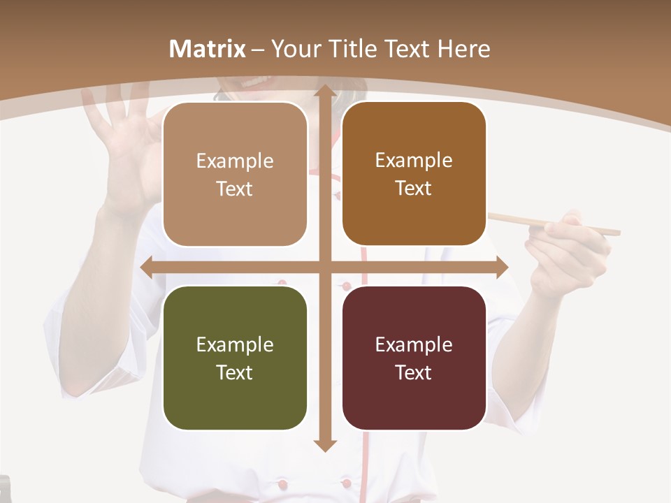 Ingredient Man Vegetarian PowerPoint Template