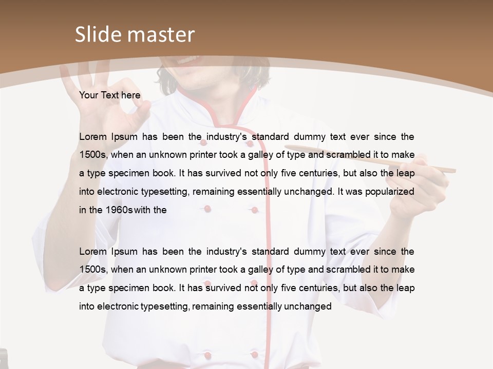 Ingredient Man Vegetarian PowerPoint Template