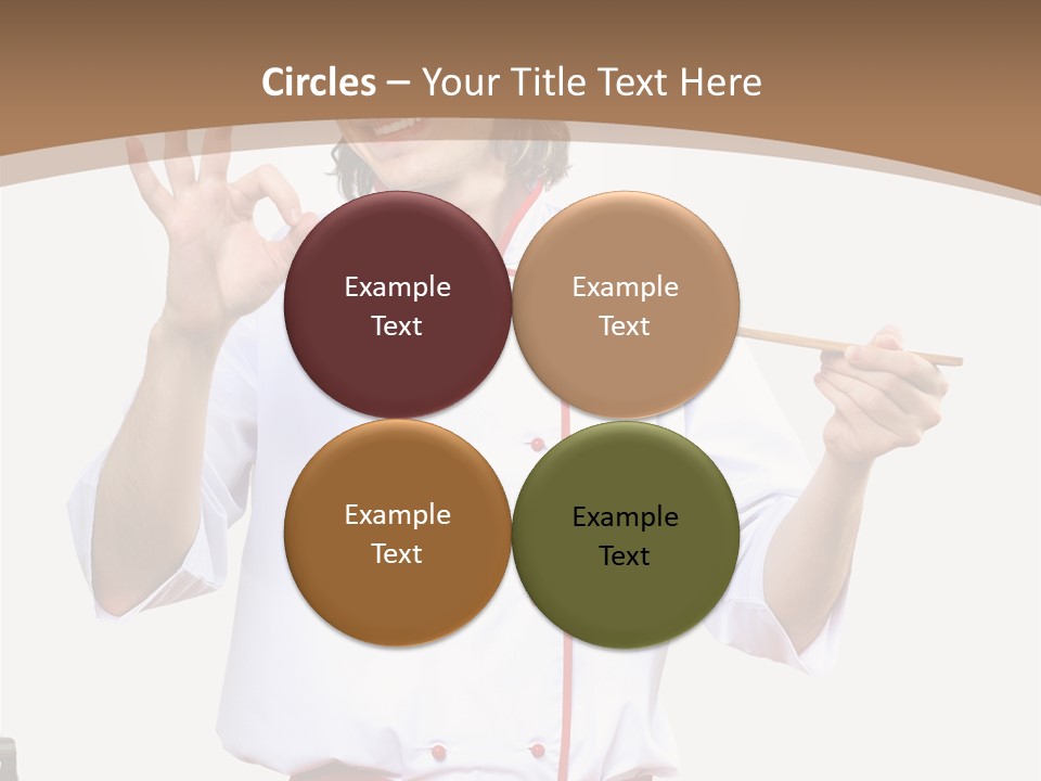 Ingredient Man Vegetarian PowerPoint Template