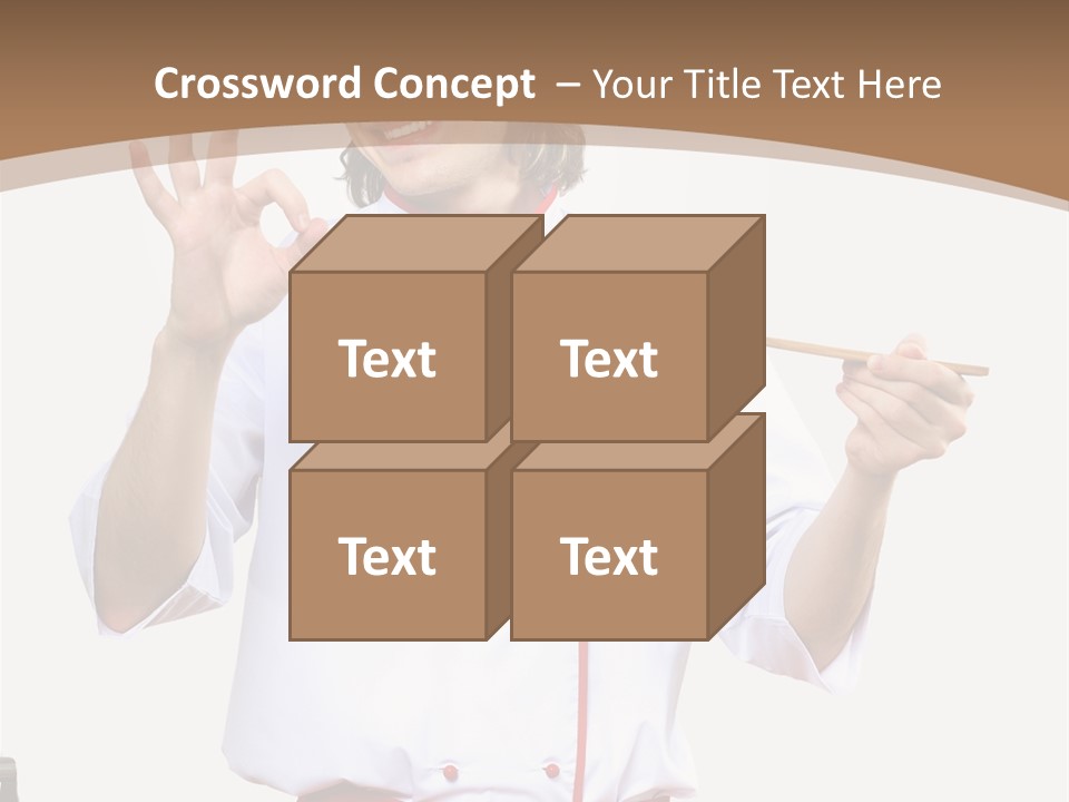 Ingredient Man Vegetarian PowerPoint Template