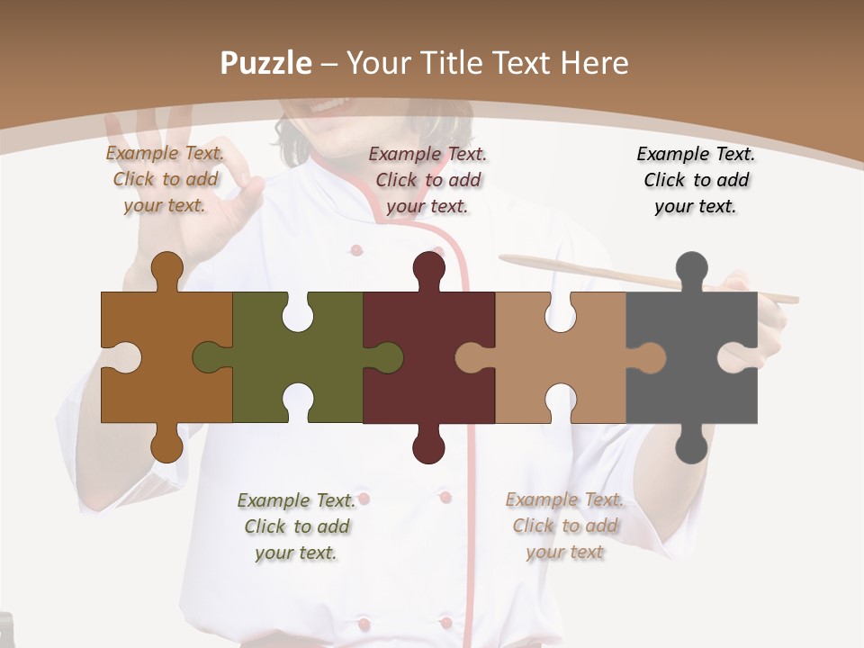 Ingredient Man Vegetarian PowerPoint Template
