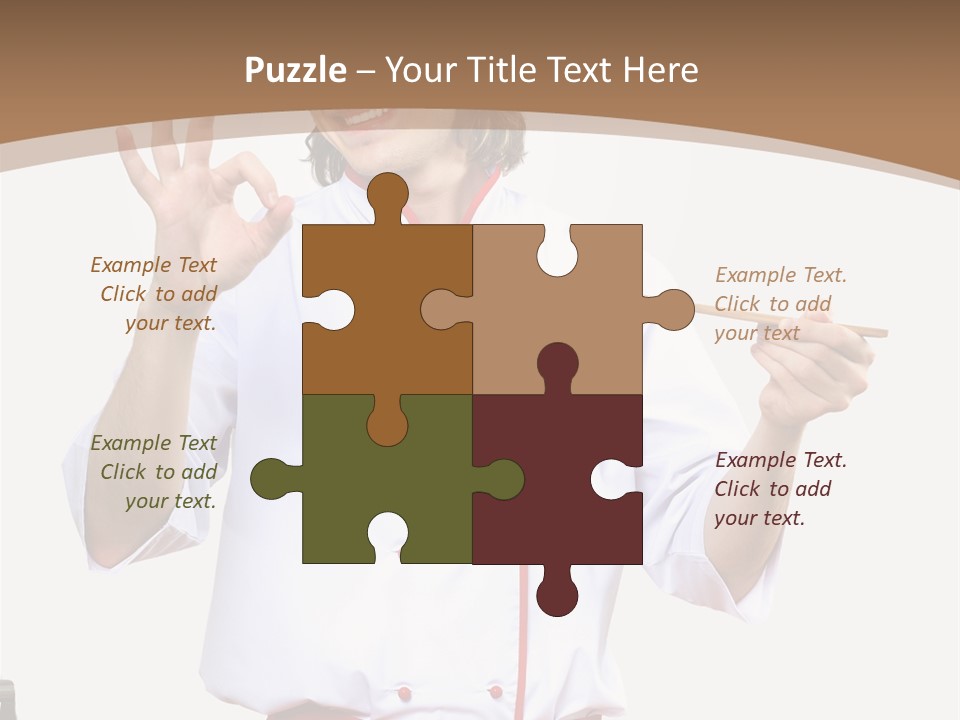 Ingredient Man Vegetarian PowerPoint Template