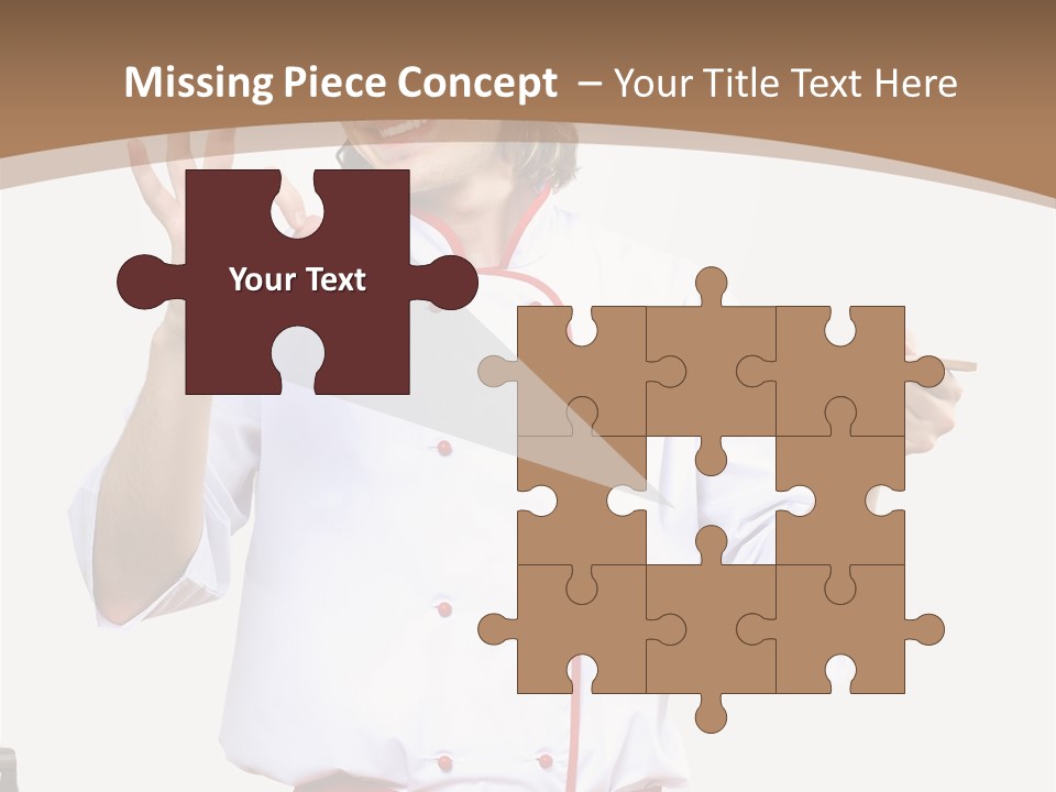 Ingredient Man Vegetarian PowerPoint Template