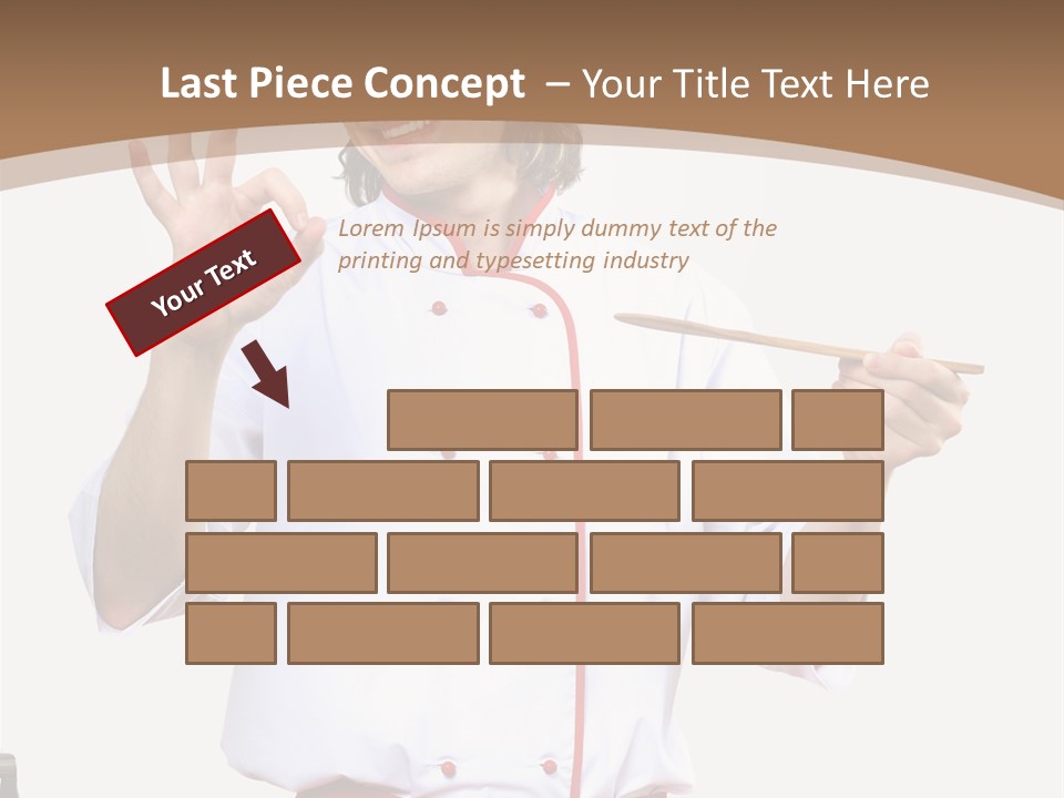 Ingredient Man Vegetarian PowerPoint Template