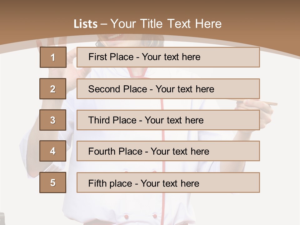 Ingredient Man Vegetarian PowerPoint Template