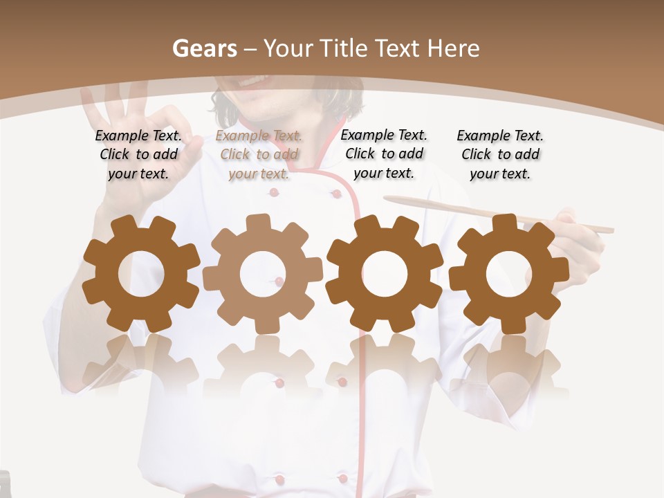 Ingredient Man Vegetarian PowerPoint Template