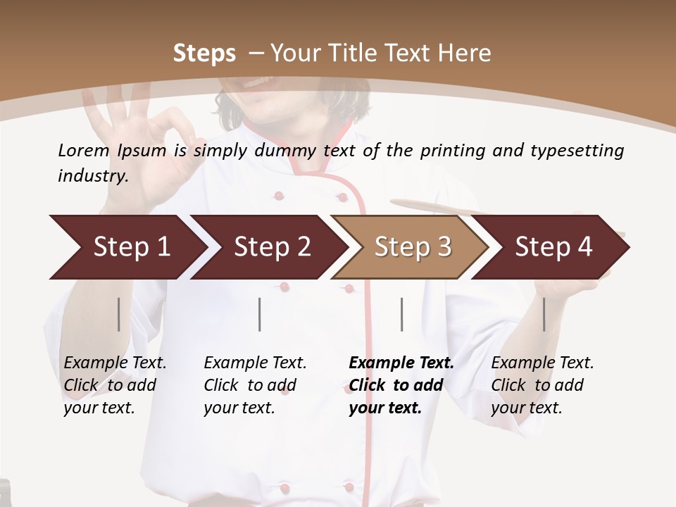 Ingredient Man Vegetarian PowerPoint Template